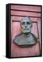 A Bust on the Door of Mariacki Door-debstheleo-Framed Stretched Canvas
