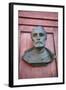 A Bust on the Door of Mariacki Door-debstheleo-Framed Photographic Print