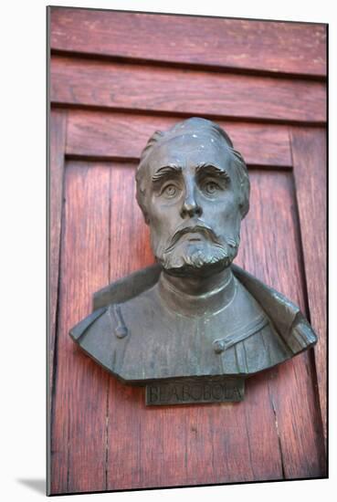 A Bust on the Door of Mariacki Door-debstheleo-Mounted Photographic Print