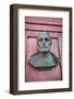 A Bust on the Door of Mariacki Door-debstheleo-Framed Photographic Print