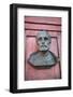 A Bust on the Door of Mariacki Door-debstheleo-Framed Photographic Print