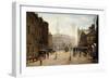 A Bustling Street Scene-Dufaug G.A.-Framed Giclee Print