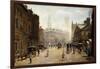 A Bustling Street Scene-Dufaug G.A.-Framed Giclee Print