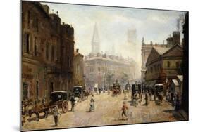 A Bustling Street Scene-Dufaug G.A.-Mounted Giclee Print