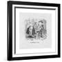 'A Bustling Woman', 1829-George Cruikshank-Framed Giclee Print