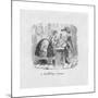 'A Bustling Woman', 1829-George Cruikshank-Mounted Giclee Print