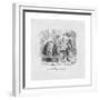 'A Bustling Woman', 1829-George Cruikshank-Framed Giclee Print