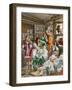 A Busy Barber-Surgeon's Shop-Peter Jackson-Framed Giclee Print