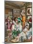 A Busy Barber-Surgeon's Shop-Peter Jackson-Mounted Giclee Print