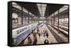 A Busy Basel Sbb Railway Station, Basel, Switzerland, Europe-Julian Elliott-Framed Stretched Canvas