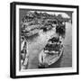 A Busy Freight Canal in Tokyo, Japan, 1904-Underwood & Underwood-Framed Photographic Print