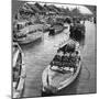 A Busy Freight Canal in Tokyo, Japan, 1904-Underwood & Underwood-Mounted Photographic Print