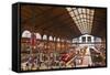 A Busy Gare Du Nord Station in Paris, France, Europe-Julian Elliott-Framed Stretched Canvas