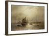 A Busy Morning on the River Mersey, 1891-Francis Krause-Framed Giclee Print