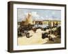 A Busy Port Scene-Fernand Legout-Gerard-Framed Giclee Print