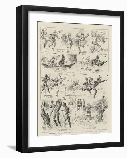 A Butterfly Hunt, the Adventures of an Entomologist in Africa-Alexander Stuart Boyd-Framed Giclee Print