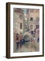 A Bye Canal, Venice, 19th Century-James Abbott McNeill Whistler-Framed Giclee Print