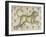 A Byzantine Marble Mosaic Panel Depicting a Lion in a Field of Flowers, circa 5th-6th Century AD-null-Framed Giclee Print
