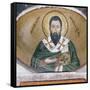 A byzantine mosaic of St Basil, 11th century-Unknown-Framed Stretched Canvas