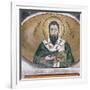 A byzantine mosaic of St Basil, 11th century-Unknown-Framed Giclee Print