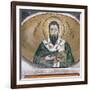 A byzantine mosaic of St Basil, 11th century-Unknown-Framed Giclee Print