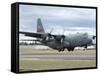 A C-130 Hercules Lands at McChord Air Force Base, Washington-Stocktrek Images-Framed Stretched Canvas