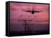 A C-130J Super Hercules Landing at Ramstein Air Base, Germany-Stocktrek Images-Framed Stretched Canvas