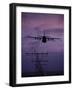 A C-130J Super Hercules Landing at Ramstein Air Base, Germany-Stocktrek Images-Framed Photographic Print