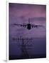 A C-130J Super Hercules Landing at Ramstein Air Base, Germany-Stocktrek Images-Framed Photographic Print