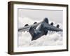 A C-17 Globemaster Flying Above the Clouds over Nellis Air Force Base, Nevada-Stocktrek Images-Framed Photographic Print