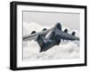 A C-17 Globemaster Flying Above the Clouds over Nellis Air Force Base, Nevada-Stocktrek Images-Framed Photographic Print