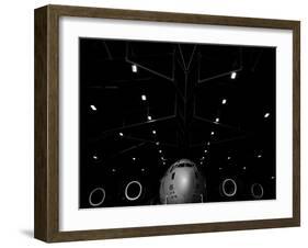 A C-17 Globemaster Iii Sits in a Hangar at Mcchord Field Air Force Base, Washington-Stocktrek Images-Framed Photographic Print
