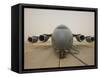 A C-17 Globemaster Iii Sits on the Runway at Cob Speicher, Iraq-null-Framed Stretched Canvas