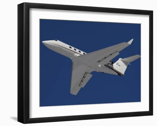 A C-20 Gulfstream Jet in Flight Over Germany-Stocktrek Images-Framed Photographic Print