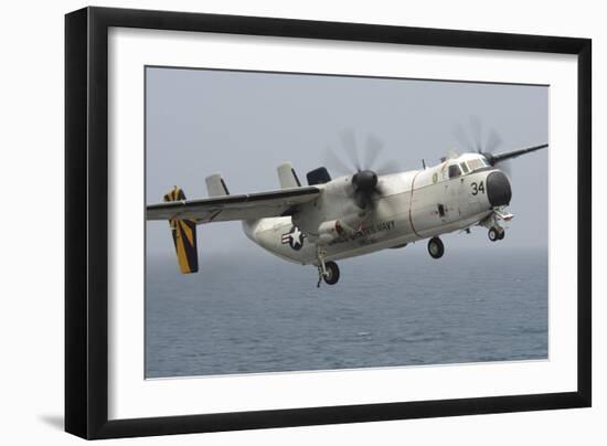 A C-2A Greyhound in Flight-null-Framed Photographic Print