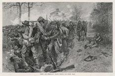 The Battle of Fredericksburg: Cobb's and Kershaw's Men Behind the Stone Wall-A.c. Redwood-Mounted Art Print