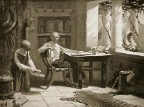 Xenophon Dictating His History, Illustration from 'Hutchinson's History of the Nations', 1915-A.C. Weatherstone-Giclee Print