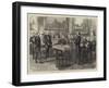 A Cabinet Council in the Imperial Palace, Berlin-Godefroy Durand-Framed Giclee Print