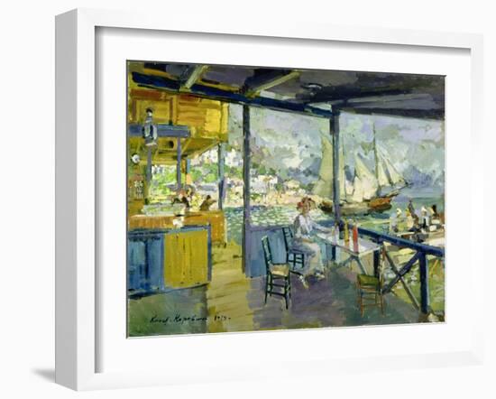 A Cafe in Gursuph, 1914-Konstantin A. Korovin-Framed Giclee Print