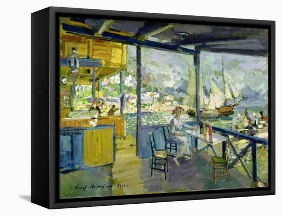 A Cafe in Gursuph, 1914-Konstantin A. Korovin-Framed Stretched Canvas