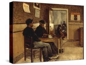 A Cafe Scene, 1890-Jan Lodewijk Moerman-Stretched Canvas