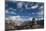 A cairn on top of the Dung Dung La in Ladakh, a remote Himalayan region in north India, Asia-Alex Treadway-Mounted Photographic Print