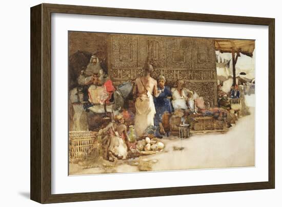 A Cairo Coffee Stall, 1881-Arthur Melville-Framed Giclee Print