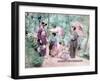 A Cake Seller Dances If Someone Will Buy His Cake, Japan-null-Framed Giclee Print