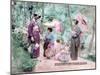 A Cake Seller Dances If Someone Will Buy His Cake, Japan-null-Mounted Giclee Print