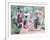 A Cake Seller Dances If Someone Will Buy His Cake, Japan-null-Framed Giclee Print