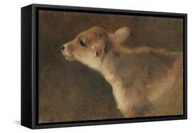 A Calf, 1879-George Wiliam Horlor-Framed Stretched Canvas