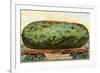 A California Watermelon, on Flatbed Train Car-null-Framed Art Print