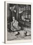A Call to Worship (Interior of Buddhist Monastery)-null-Stretched Canvas