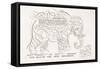 A Calligraphic Design of an Elephant, 1616-1617 and Late 17th Century-null-Framed Stretched Canvas